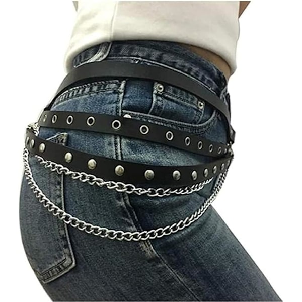 Svart Socker Kvinnor Flickor Fancy Klänning Suspender Bälte Svart Pu Solid Ringar Garter Harness Cor