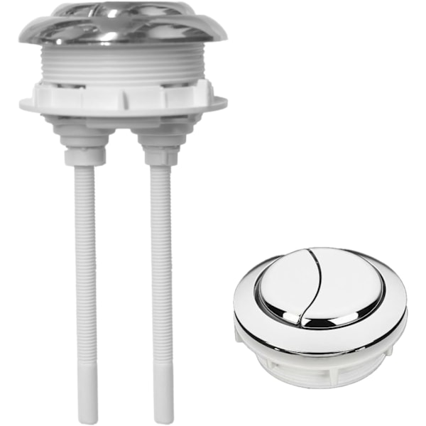 5 stk. 58 MM/2,16 tommer Toilettank Trykknap Toiletknap Dobbelt Tryk Skylle Toiletknap Toiletknap Skylleknap Udskiftning med Gevinddiameter,f