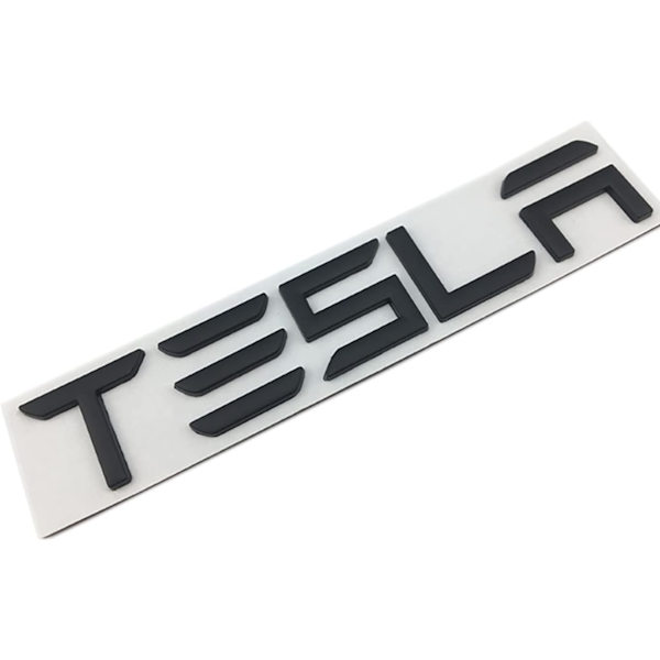 Tesla Model 3 X S bil bagagerum logo metal klistermærke bogstav hale m