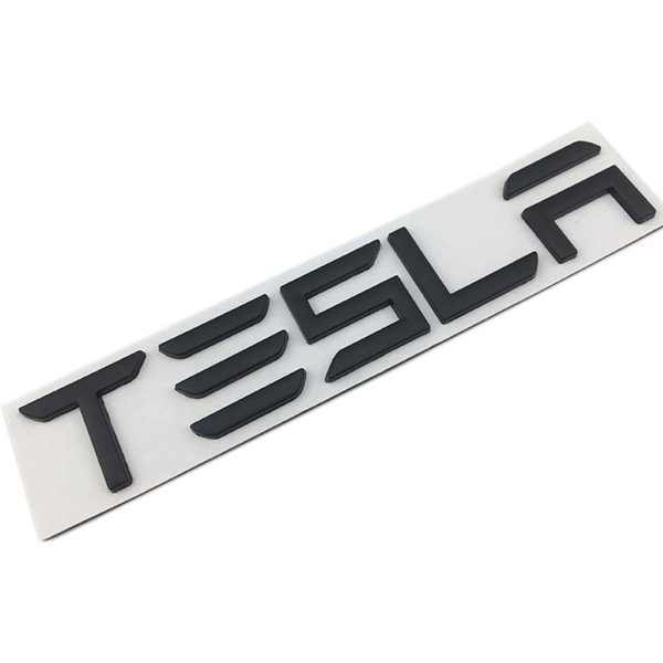 Tesla Model 3 X S bilbagagelogotyp metalldekal bokstavssvans m