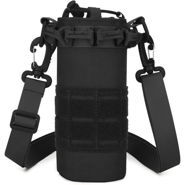 Tactical Molle vesipullolaukku, sotilasvaellusrepputaskut retkeilyyn vaellus Urheilupyöräilyyn C