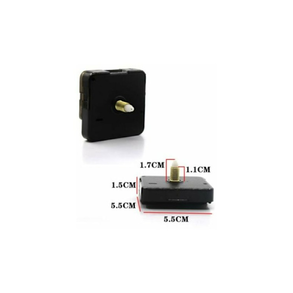 Kvartsurverk DIY väggklocka reparation med batterier Repla