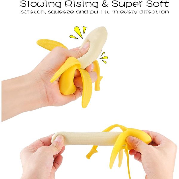 Super Mjuk Stressboll Banan Kawaii Partypresenter för