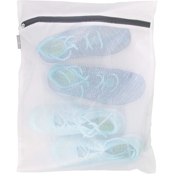 Mesh Vaskesekk med Innebygd Glidelås for Delikate Plagg, 16\" x 0.5\" x 20\", Stor