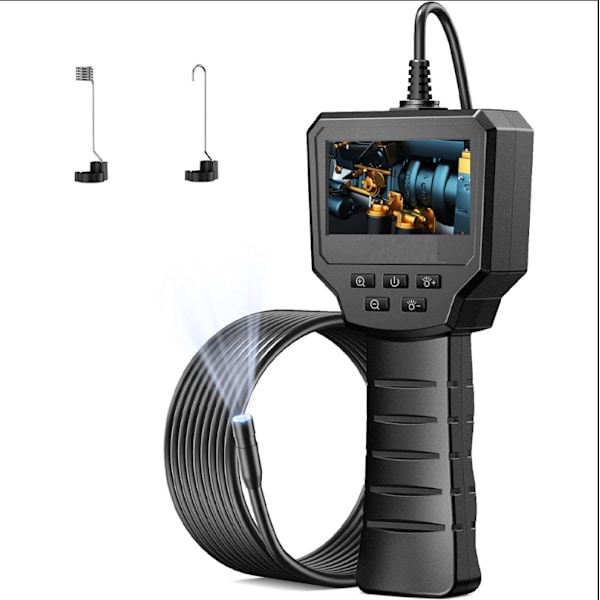 Industriel Endoskop - 2,4 tommer IPS Boreskop Inspektionskamera,