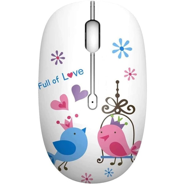 (Bird)M101 Wireless Mouse 2.4G Cute Silent Optical Travel Mice w