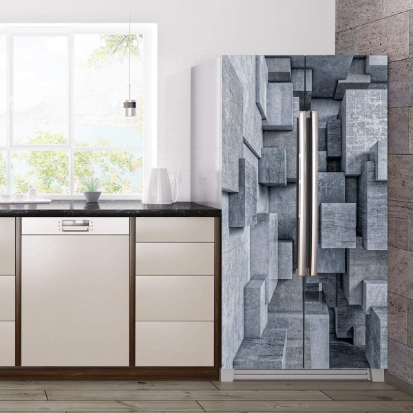 77x200cm Ovitarttuma Trompe l'oeil -efekti 3D-tapetti（Tyyli 18)
