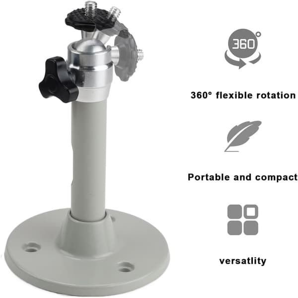 2-pakning takprojektorfeste, sikkerhetskamerabraketter, 135 mm projektorfester i aluminiumslegering