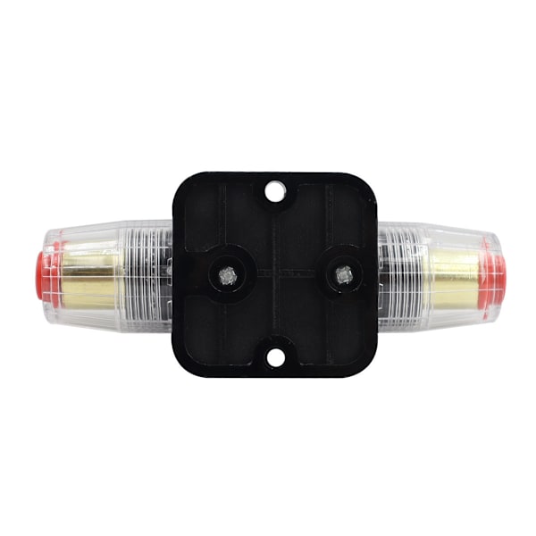 40A Virtakatkaisin 40 AMP Sulake Inline-pidike 12V-51V DC Manuaalinen Nollauspainike Auton Audioäänivahvistin Järjestelmä Matkailuauto Koti Merivene Kuorma-auto