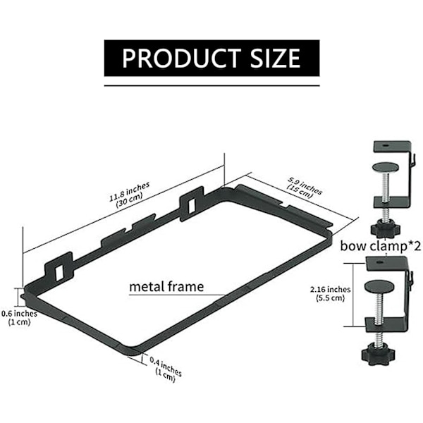 Metall søppelposeholder (uten søppelposer, 30x15cm), Stabil Yell