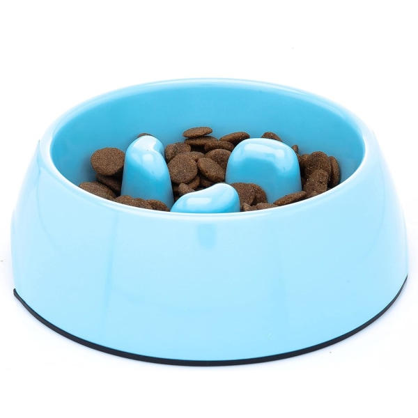 Bleu, 140 ml skål til langsom spisning til hunde, skridsikker | N