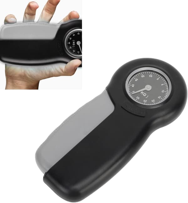 Grebstyrke Træner, Grebstyrke Tester Hånd Dynamometer Ergonomisk Grebstyrke Måleapparat Greb Dynamometer