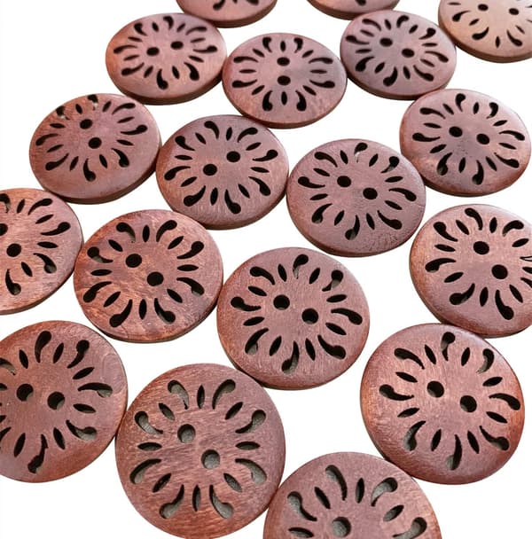 (Ruskea 25mm 20kpl) pyöreät ruskeat puunapit
