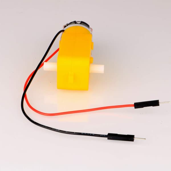 (4 set) Mini DC elektrisk växellåda dubbel axelväxel TT-motor Plas