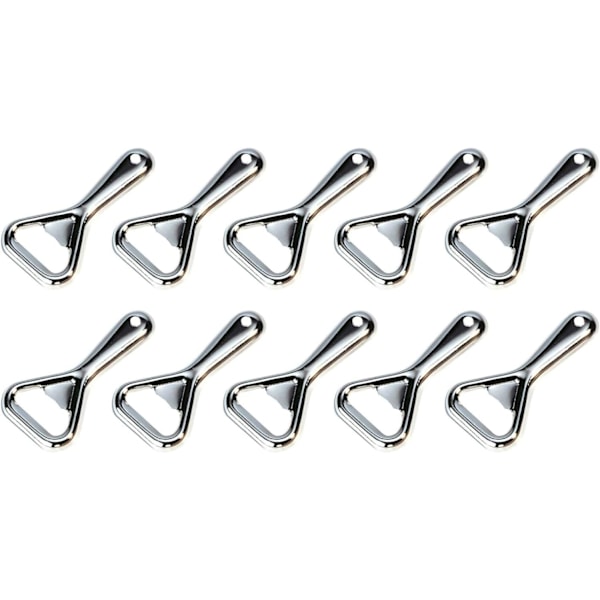 10 Flasköppnare med Kapsel, Stål, Metall, Silver
