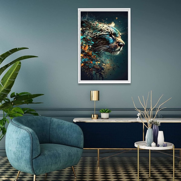 (30x40cm) 5D Diamantmaleri Tiger 7