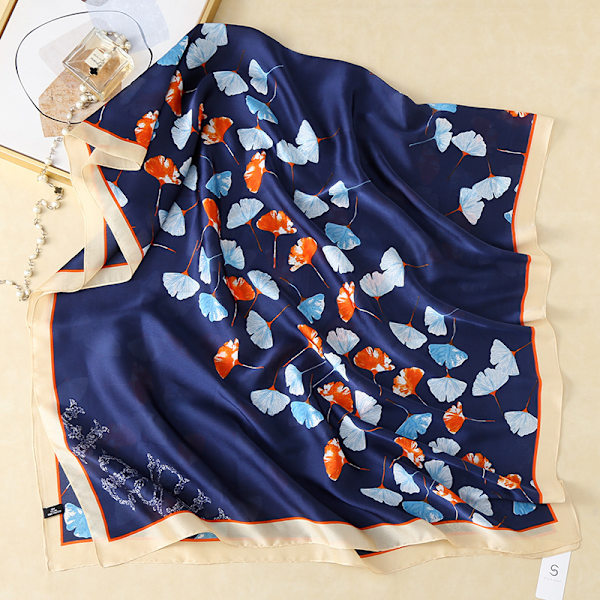 Stor silkescarf dam vinter strand scarf solskydd sil