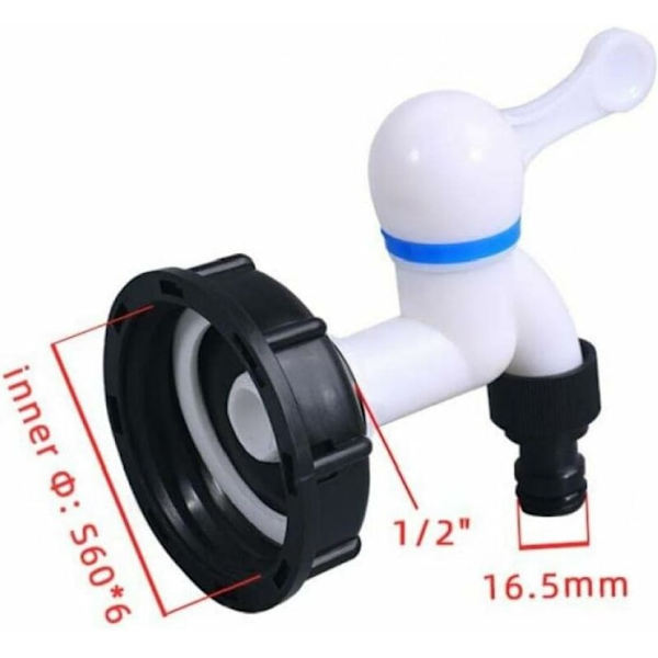 IBC Tank Adapter Grovgevind Fittings Udskiftningsværktøj Have T