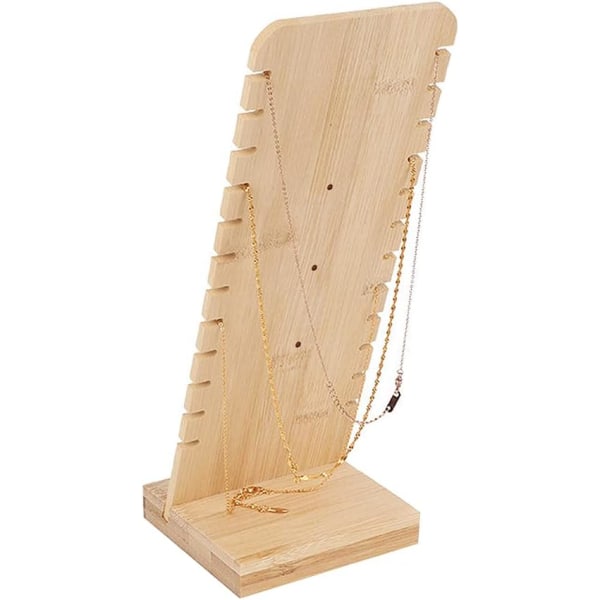Træ Halskæde Display Stativ Halskæde Holder Halskæde Smykker Display Stativ Smykker Display Stativ N