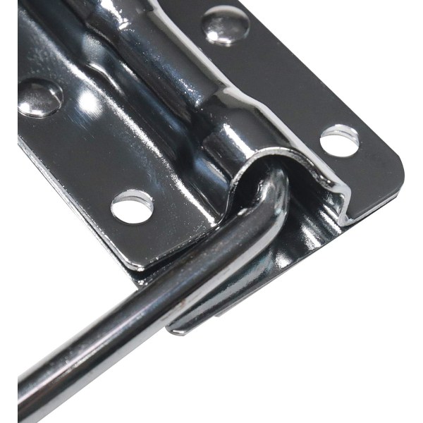 Pakke med 2 fjederbelastede foldehåndtag (12 x 4 cm) med 6 huller