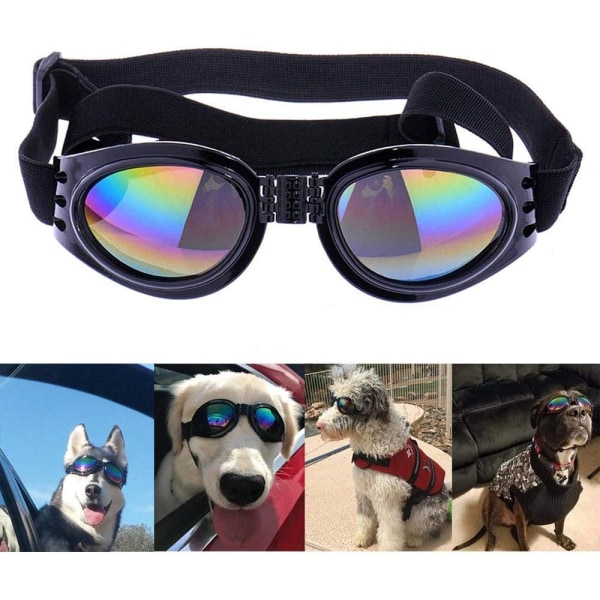 2pcs Lunettes de soleil élégantes pour chien de compagnie Lunet