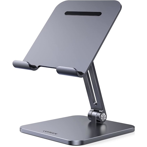 Tabletin teline, yhteensopiva iPadin kanssa, pöytätelina, säädettävä alumiininen, paksumpi pohja, yhteensopiva iPad Pro 13 12:n kanssa (2024)