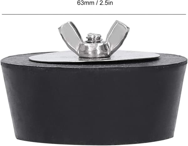 63mm Vinterplugg Pool Gummi Förlängning för Poolrör Vinter Tillbehör