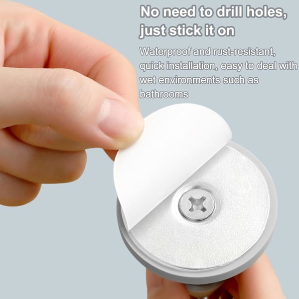 Magneettinen Ovenpysäytin Ilman Porausta Magneettinen Ovenpysäytin Lattia Hiljainen ja Ilman Reikiä Käyttöön Kaikentyyppisille Oville ja Ikkunoille (Valkoinen)