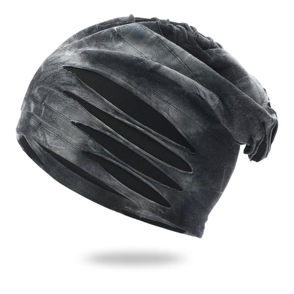 Unisex Slouch Beanie, svart