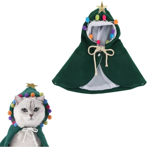 (L)Jul katt kostym, jul kostym för hundar och katter, Ch
