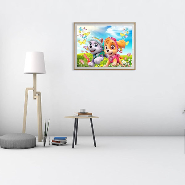 Timanttimaalaussetti lapsille, (30 x 40 cm) (A) 5D Timanttimaalaus