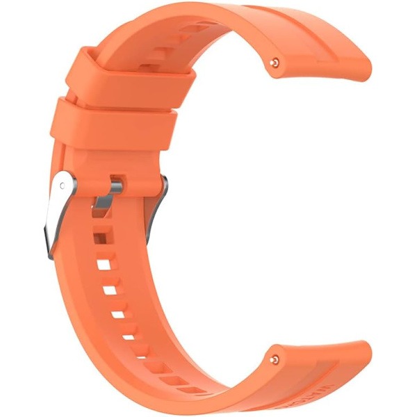 Oransje-22mm klokkestropp for Huawei Watch 3/3 Pro/GT2 Pro/GT2e/GT2/GT 46mm/Galaxy Watch Orange