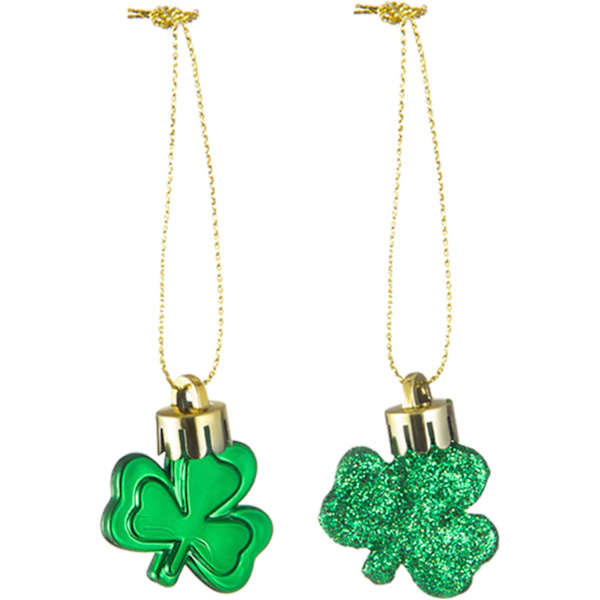 36 St. Patrick's Day Clover Prydnader - Gröna Lyckoklöver