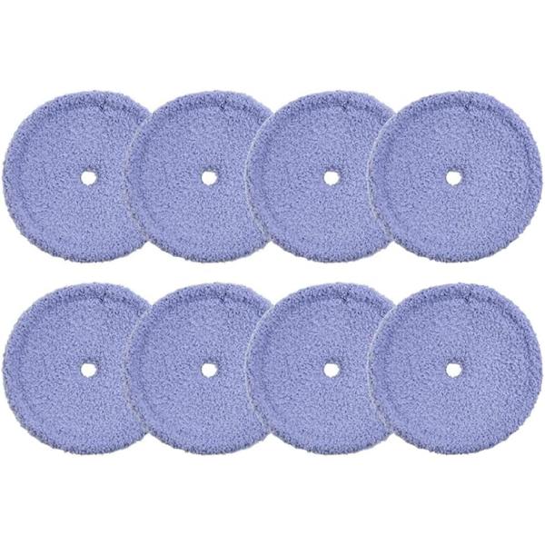 8 stycken tvättbara mikrofibermoppdynor för EVERYBOT Edge RS700 RS500 robotdammsugare Ersättningstillbehör Moppdukar