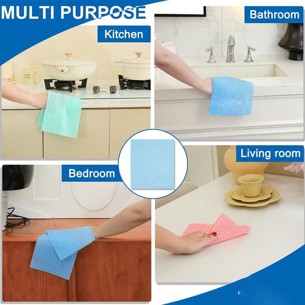 50 blåa non-woven engångsdukar non-woven mikrofiberdukar