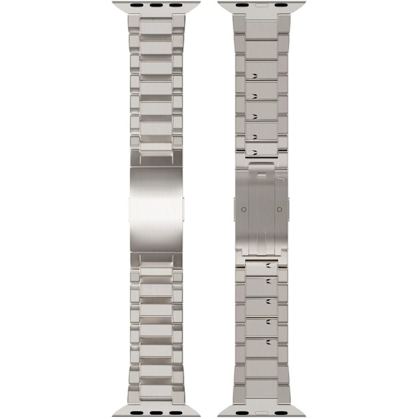 Kompatibel med Apple Watch Ultra 2 Band 49mm Titanium Metal [Super ridsefast] Herreur Rem