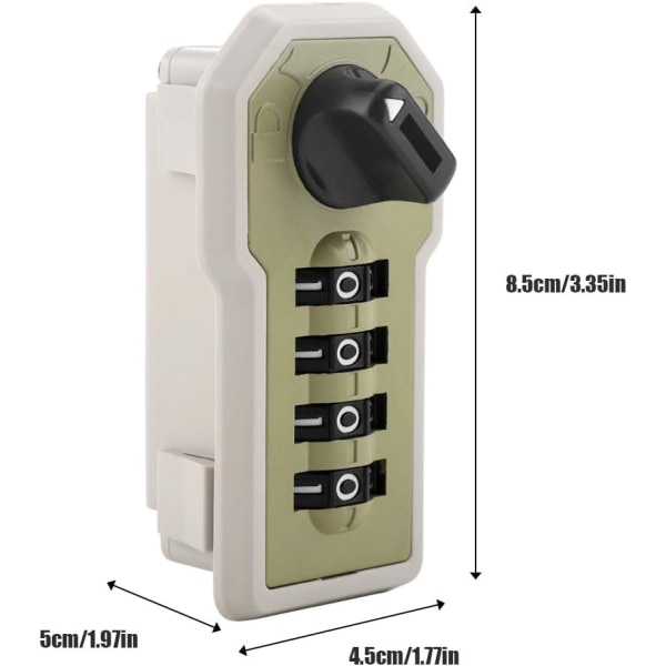 Mechanical Code Lock Digital Service Code Code Cabinet Combination Lock Latch Password Lock Digital