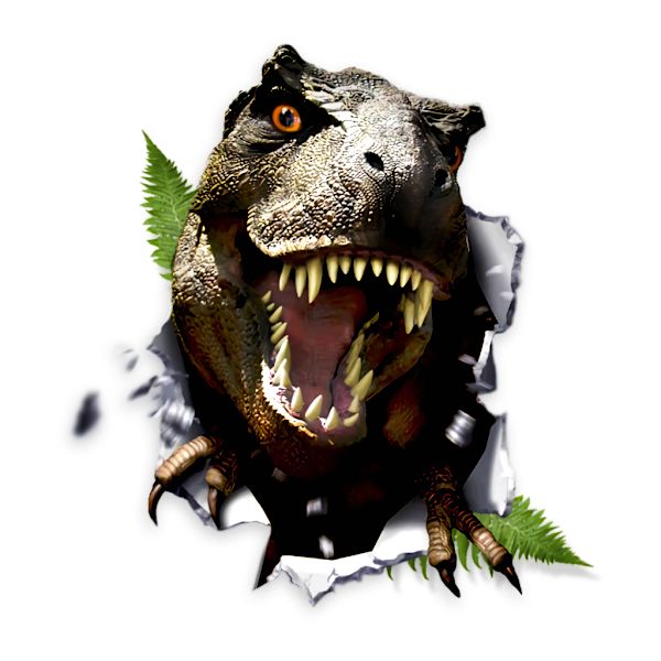 3D Dinosaur knuste vægklistermærker selvklæbende 3D stue soveværelse