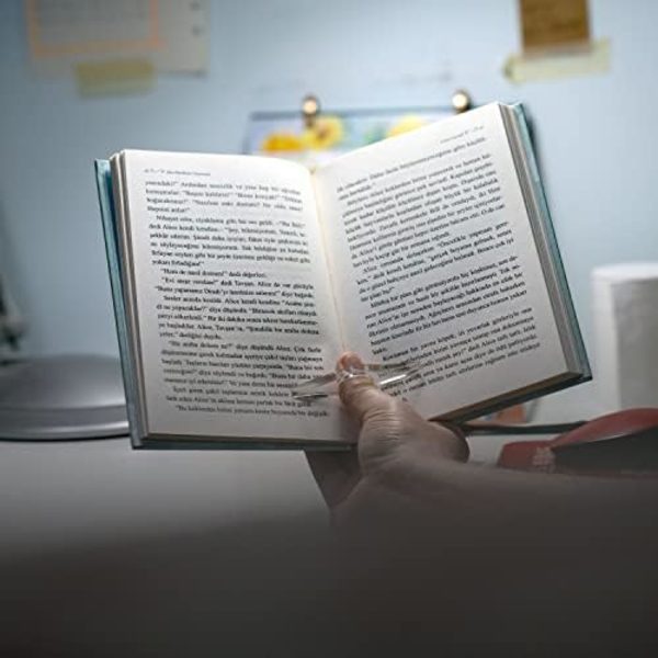 2 kpl Sivunlevittäjää Lukemiseen Selkeä Kirjan Sivunpidin Läpinäkyvä Kevyt Peukalon Kirjanmerkin Renkaat Sormi Kirjan Avaaja