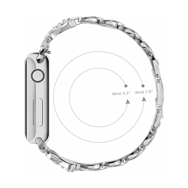 Remm kompatibel med Apple Watch 42mm 44mm 45mm Menn Kvinner I