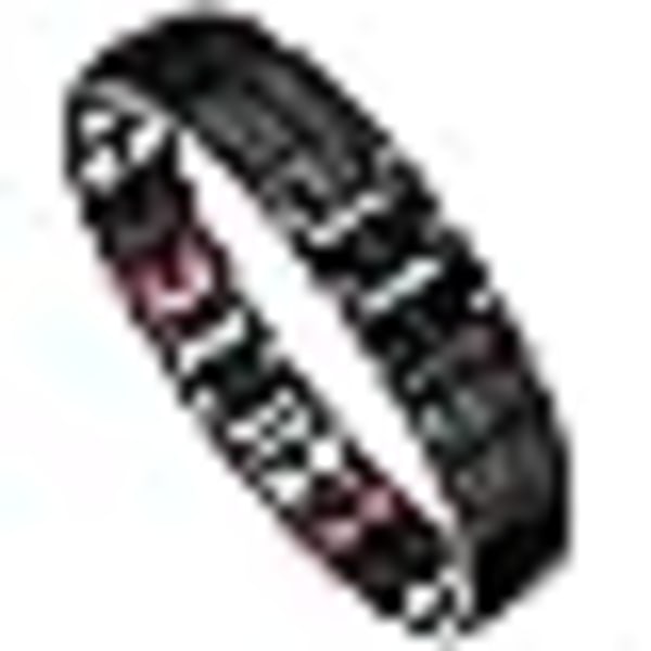 Magnetiske armbånd for menn, Titanium Steel Magnet Armbånd med doble rader Effektive 4 Elementer Steiner