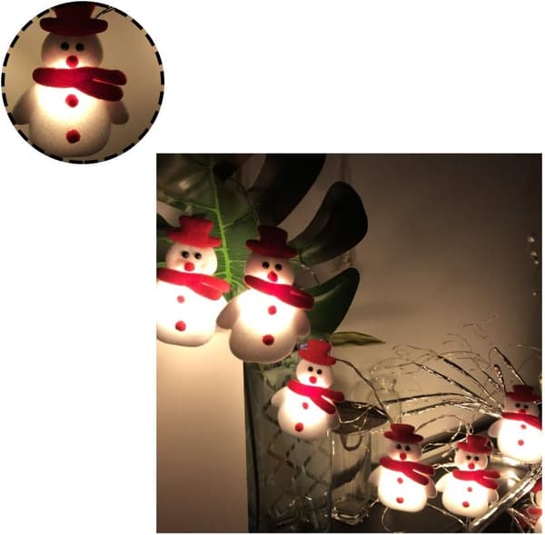 3 m 20 LED jultomte ljusslinga