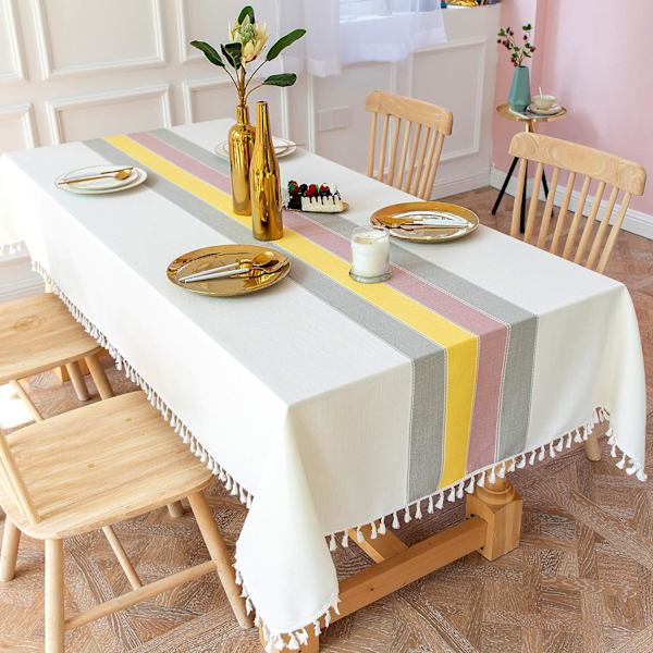 Rektangulär bordsduk Anti-fläck Elegant bordsduk Bordsduk