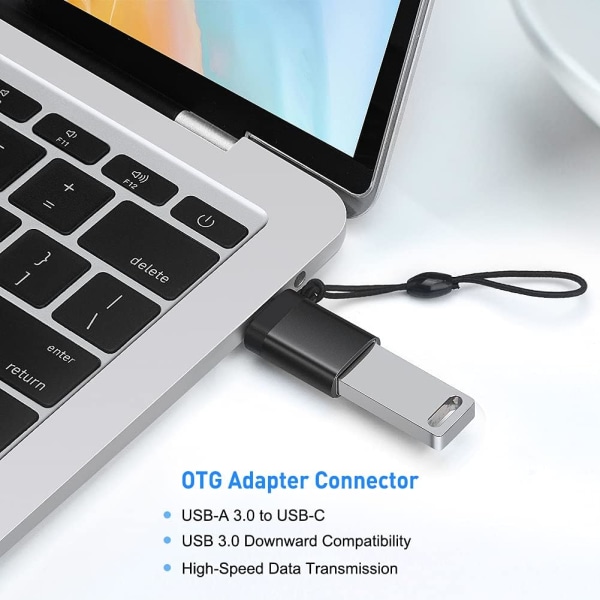 USB C til USB 3.0 Adapter (3 Pack), USB-C til USB-A hun OTG Adapter USB Typ