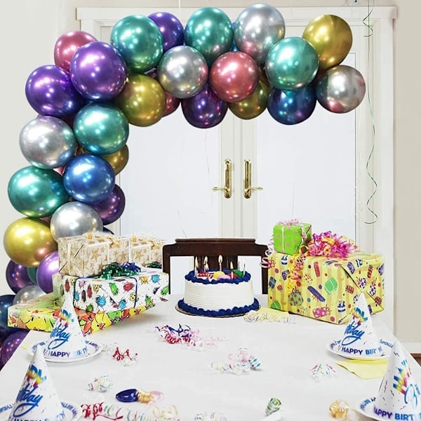 Ballonger 50 st, vackra 10-tums latexballonger, festballonger, bröllopsdekoration ballonger, perfe