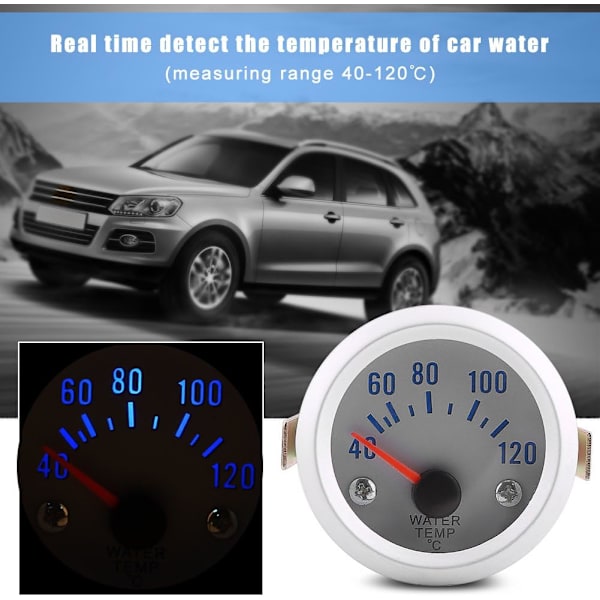 Vandtemperaturmåler med sensor 52mm 2“ Digital vandtemperatur