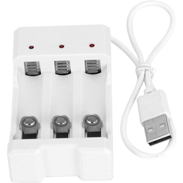 Høj pålidelighed miljøvenlig batterioplader USB-oplader til AA/AAA-modelbatteri