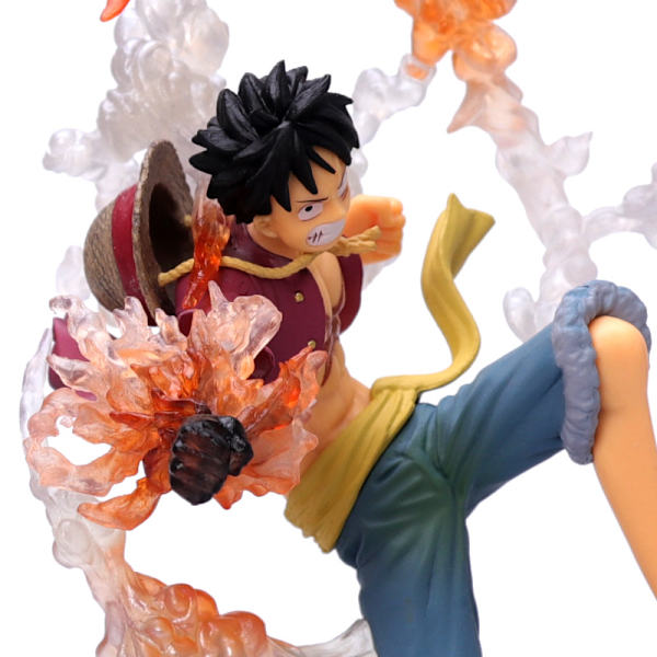 Anime Monkey D. Luffy Actionfigur Anime Monkey D. Luffy PVC 17,5 cm Skrivbordsleksak Samlarobjekt
