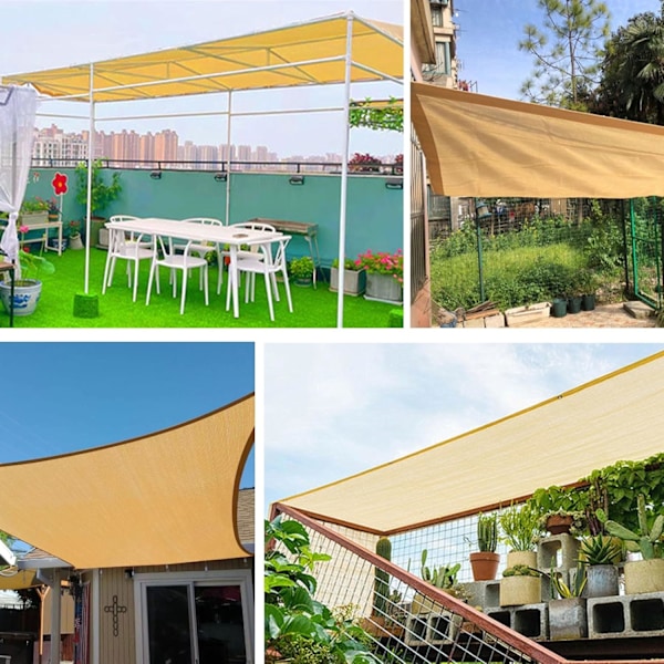Skyggenet, UV-sejl, skyggenet, vindtæt drivhus skyggenet til overdækning, til drivhus/have/pergola/terrasseplæne