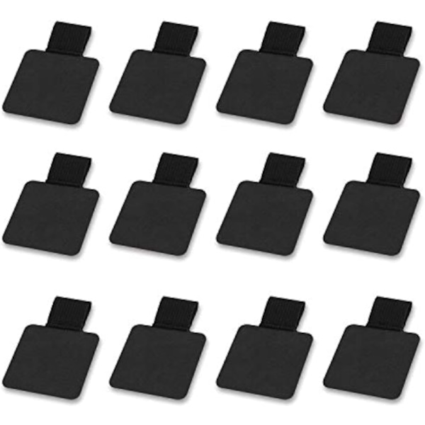 12 Pak Notebook Pen Loop Holder Selvklæbende Penholder Blyantholdere Elastisk Loop Designet til Notesbøger Journaler Ca